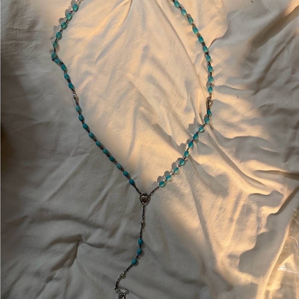 Chic Turquoise Beaded Necklace